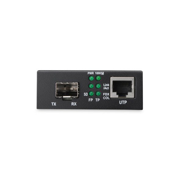 Медіаконвертор DIGITUS Gigabit, RJ45/SFP (DN-82130)