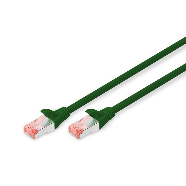 Патч-корд DIGITUS CAT 6 S-FTP, 3м, AWG 27/7, LSZH, Green (DK-1644-030/G)