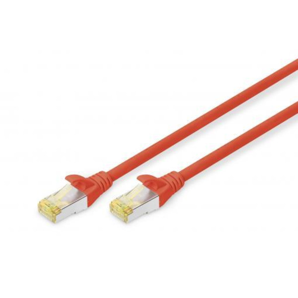 Патч-корд DIGITUS CAT 6a S-FTP, 0,5м, AWG 26/7 Red (DK-1644-A-005/R)