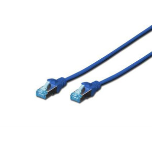 Патч-корд DIGITUS cat.5e, SF-UTP, 3м, AWG 26/7, Blue (DK-1531-030/B)
