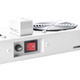 Digitus Панель вентиляторов 19" Roof Wall Mount, 2 fans, thermostat, RAL 7035