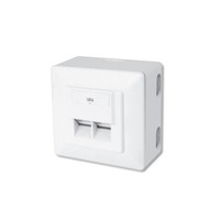 Digitus Настенная розетка cat. 6 STP 2xRJ45 8P8C, для наружной проводки
