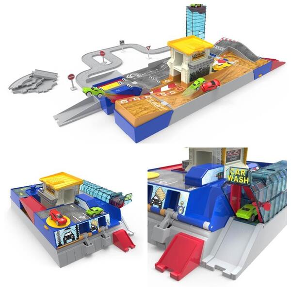 Ігровий набір DRIVEN POCKET SERIES Гоночна траса 2в1, 80 дет. (WH1108Z)