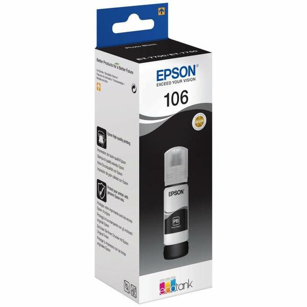 Контейнер з чорнилом Epson L7160/L7180 black (C13T00R140)