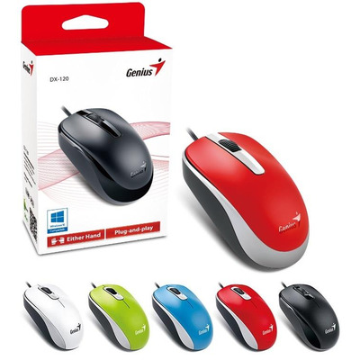 Genius Мышь DX-120 USB Red