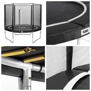 Батут Salta COMBO круглий 251 см чорний