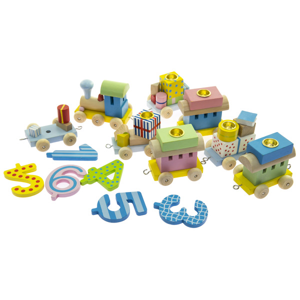 Ігровий набір-підставка для свічок goki Подарунковий експрес (GK106)