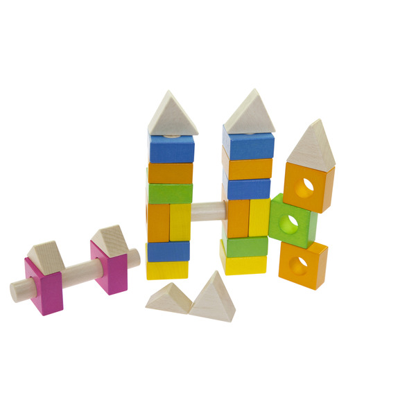 Конструктор деревянный Goki Строительные блоки (58589)