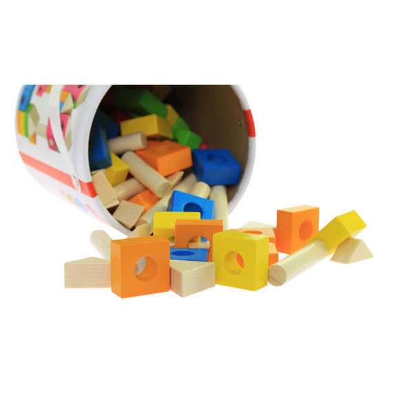 Конструктор деревянный Goki Строительные блоки (58589)