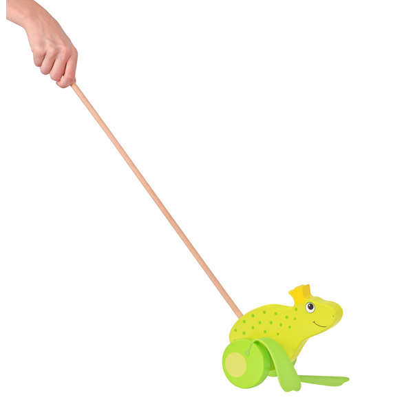 Іграшка-штовхач goki Жабка (54938G)