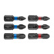 Graphite 56H540 Биты ударные PH1/2/3, PZ1/2/3 x 25 мм, 6 шт.