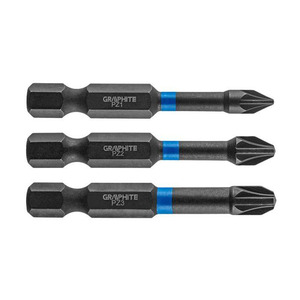 Біти ударні GRAPHITE PZ1/2/3 x 50 мм, 3 шт.