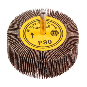 Пелюсткові круги GRAPHITE з хвостовиком, 80 x 30 мм, K80 (55H762)