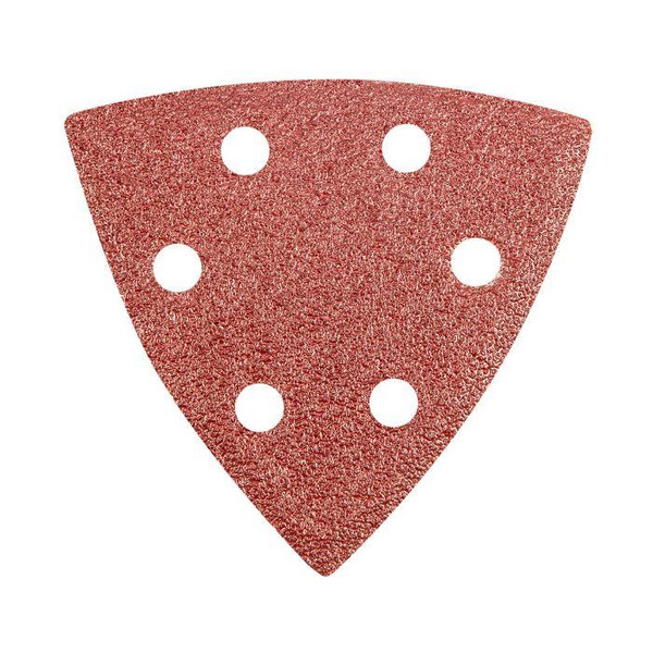 Шліфувальний папір GRAPHITE на липучці тип DELTA 93 x 93 мм, K60, 5 шт.