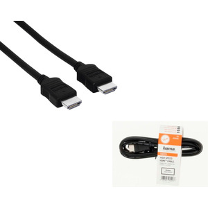 Кабель HAMA HDM to HDMI 1.5m Black (205000)