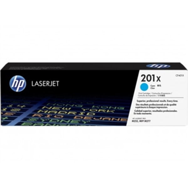 Картридж лазерний HP 201X LJ M252/M277 Cyan (CF401X)