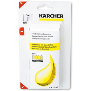 Концентрат для чищення скла Karcher, 4х20 мл (6.295-302.0)