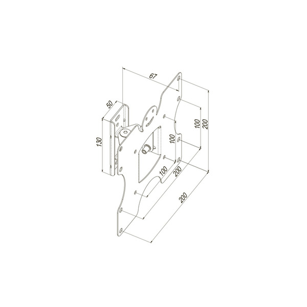 Кріплення похило-поворотне KSL 19-43 WMB-4022T (WMB-4022T)
