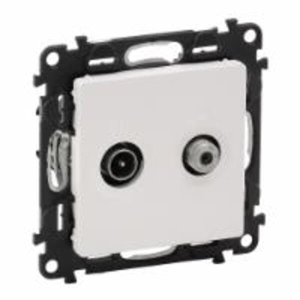 Розетка TV-SATзірка 1 кабель Valena LIFE Legrand, Білий