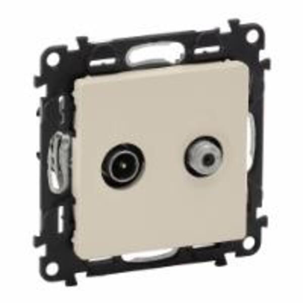 Розетка Legrand TV-SAT зірка 1 кабель ivory Valena LIFE