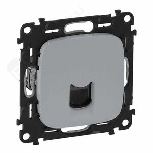 Комп'ютерна розетка Legrand Valena Allure RJ45 категорія 5е UTP 1 виходу Слонова кістка (753840)