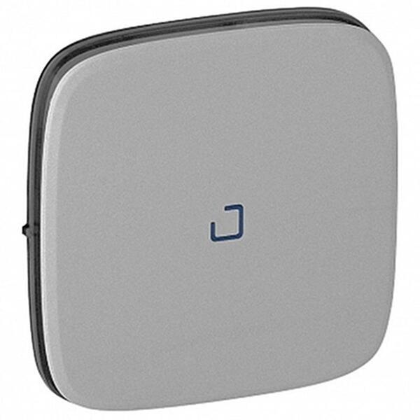 Клавіша вимикача Legrand Valena Allure з підсвіткою/індикацією Алюміній (755087)