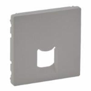 Лицьова панель розетки RJ11/RJ45 Legrand Valena LIFE, алюміній (755412)