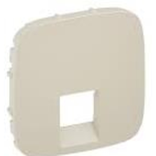 Лицьова панель розетки Legrand Valena ALLURE RJ11/RJ45, слонова кістка (755416)