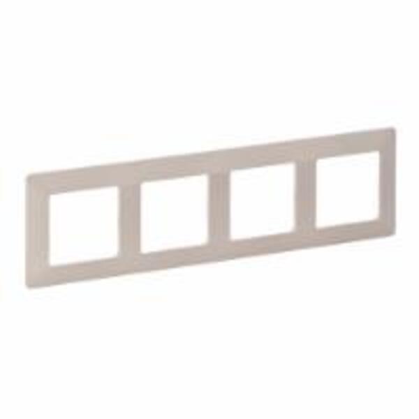 Рамка Legrand Valena Life 4 поста "Слонова кістка" (754044)