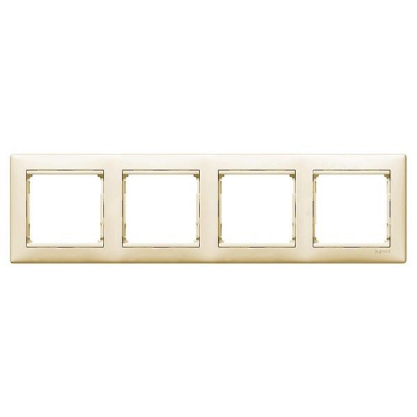 Рамка 4 поста Valena Classic Legrand, Слонова кістка