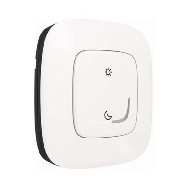 Умный беспроводной сценарный выключатель Valena Allure with NETATMO "День / Ночь" жемчужного цвета