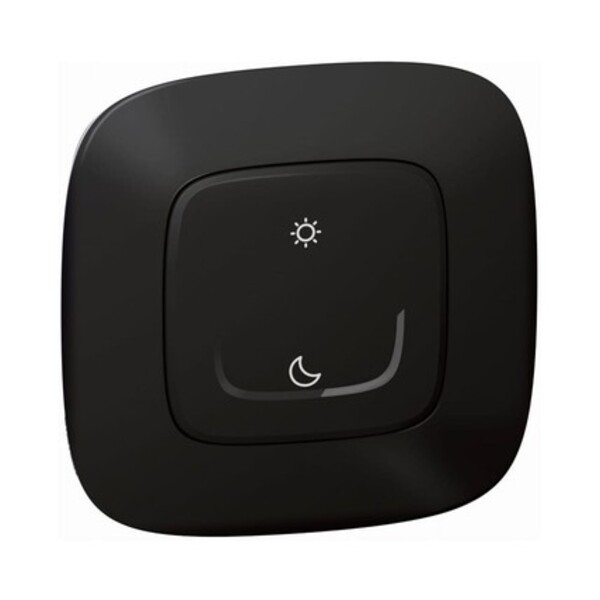 Умный беспроводной сценарный выключатель День/Ночь Legrand Антрацит. Valena Allure with NETATMO