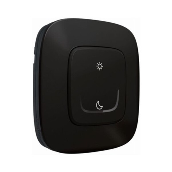 Умный беспроводной сценарный выключатель День/Ночь Legrand Антрацит. Valena Allure with NETATMO