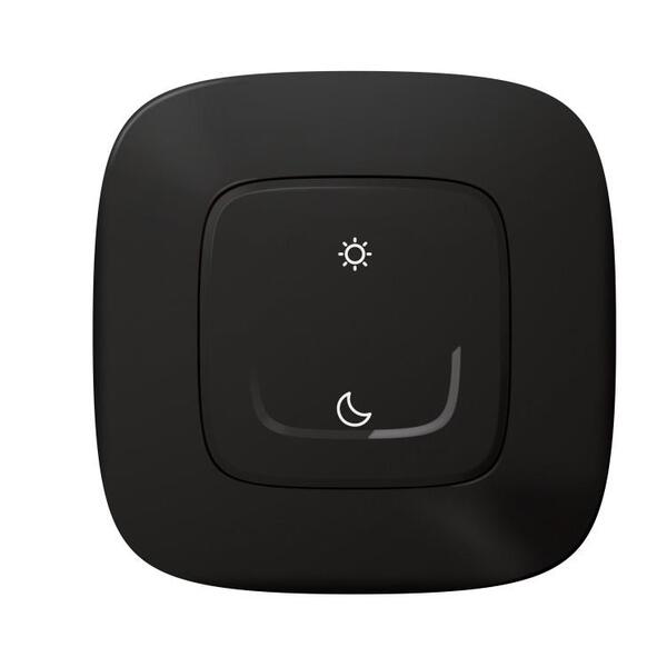 Умный беспроводной сценарный выключатель День/Ночь Legrand Антрацит. Valena Allure with NETATMO