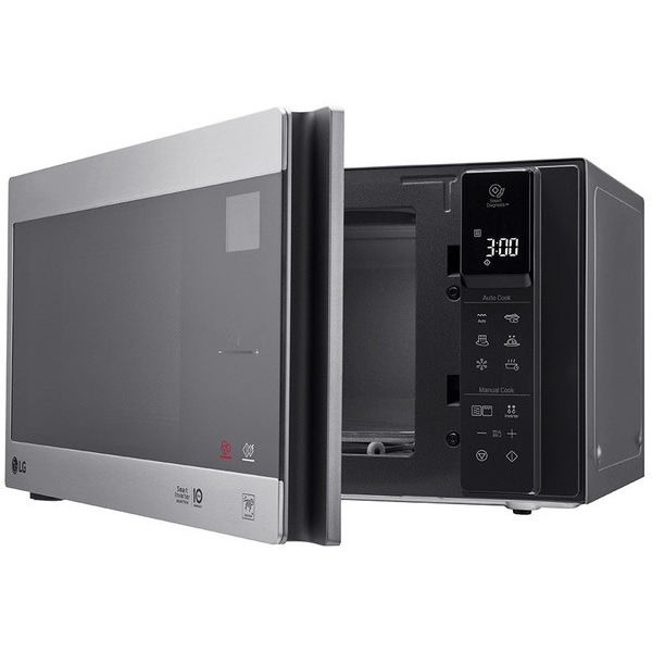 LG Микроволновая печь, 25л, электр. управл., 1000Вт, гриль, дисплей, серебристый