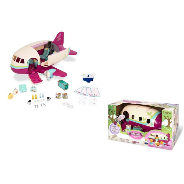 Игровой набор Li'l Woodzeez Самолет (61533Z) "Полет к увлекательным приключениям"