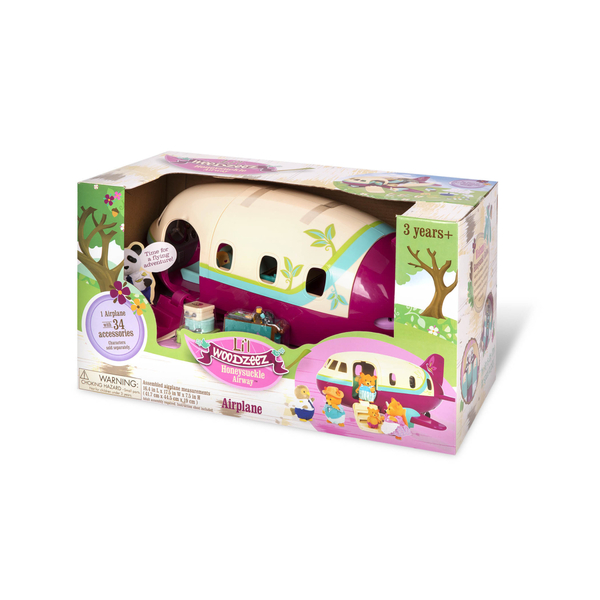 Игровой набор Li'l Woodzeez Самолет (61533Z) "Полет к увлекательным приключениям"