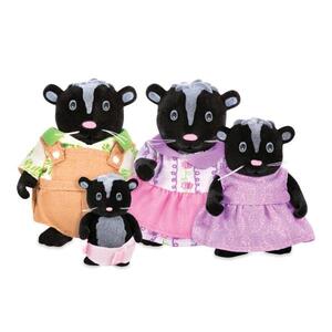 Набір фігурок Li'l Woodzeez Сім'я Скунсів (6258Z)