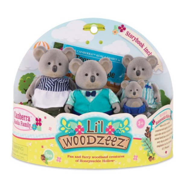 Набор фигурок Lil Woodzeez Семья Коал (6155M)