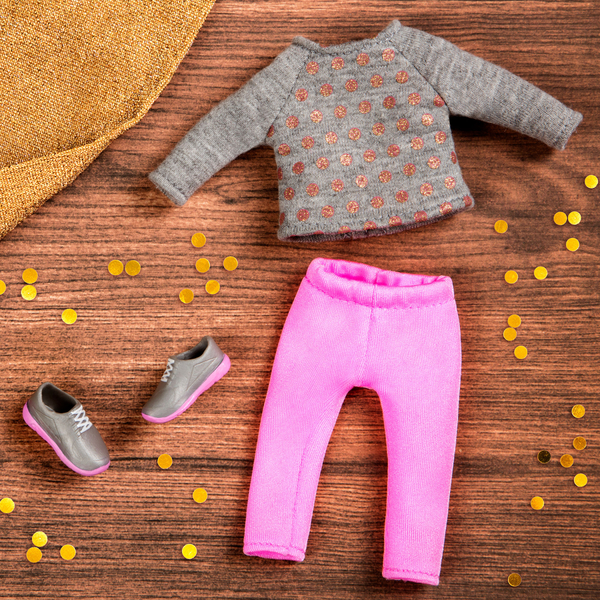 Кукла Lori Розалинда с поводком для выгулки собак 15 см (LO31113Z)