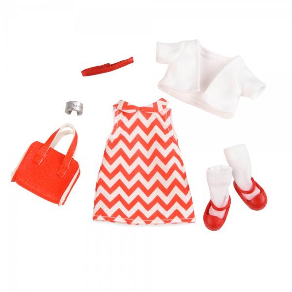 Набір одягу для ляльки Lori "Плаття з принтом" (LO30009Z)