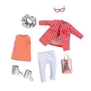 LORI Набор одежды для кукол - Красное пальто с узором