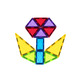 MagPlayer Конструктор магнитные плитки 112 эл.