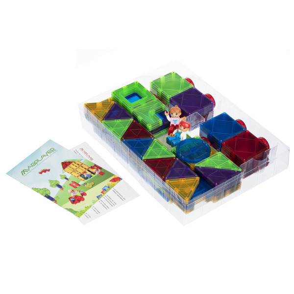 MagPlayer Конструктор магнитные плитки 112 эл.