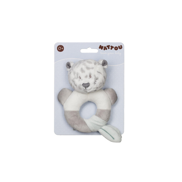 Nattou Погремушка-кольцо леопард Лея