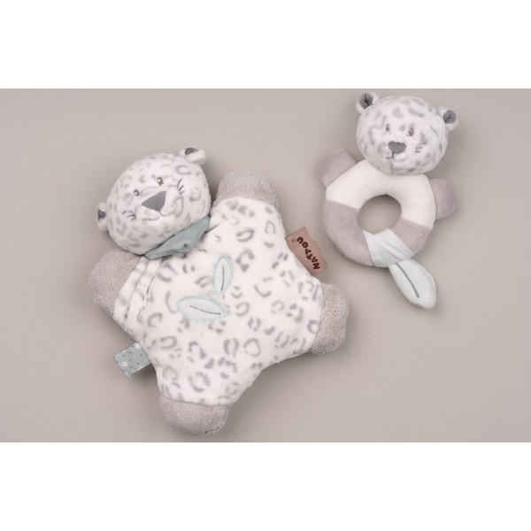 Nattou Погремушка-кольцо леопард Лея