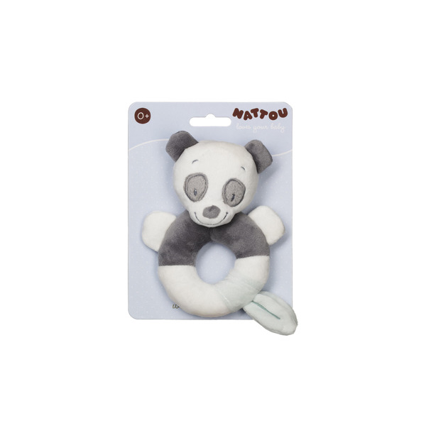 Nattou Погремушка-кольцо пандочка Лулу