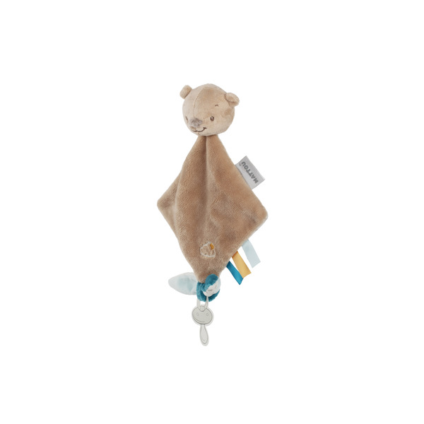 М'яка іграшка Nattou маленька Doodoo ведмедик Базиль (562102)