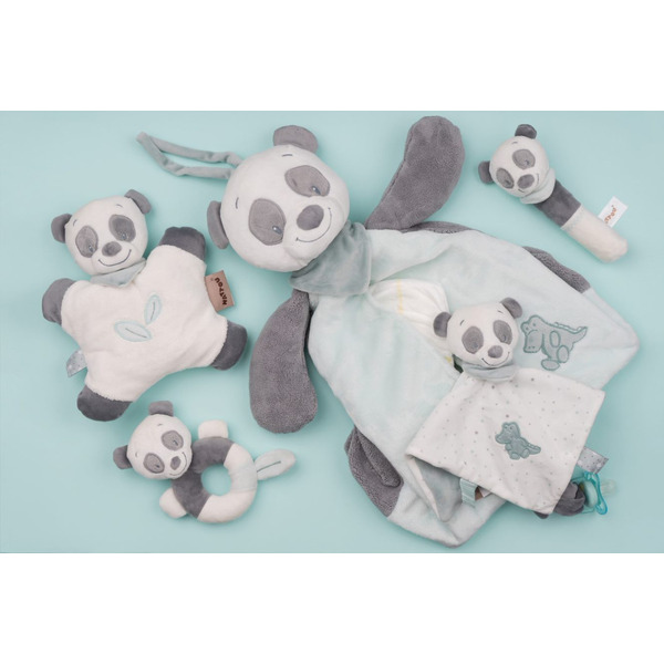 Подушка-іграшка Nattou Мягкая игрушка-подушка Пандочка Лулу 24x14см (963121)