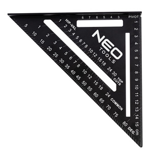 Кутник Neo Tools, 15 см, 18.3x18.3x2.2 см, 45 і 90°